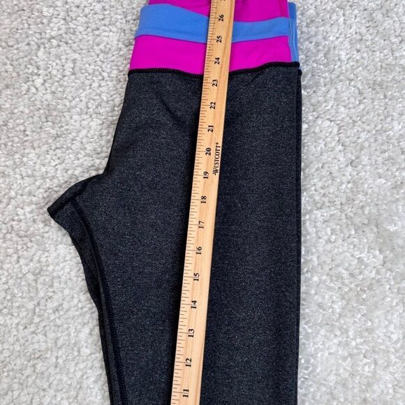 Lululemon Astro Wunder Under Crop Legging Low Rise Heathered Black VINTAGE - Picture 8 of 9